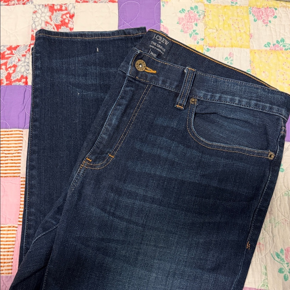 J. Crew Dark Wash Straight Leg Jeans